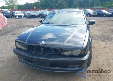 2001 BMW 740Ia z USA, uszkodzony, nr VIN WBAGG83411DN85413